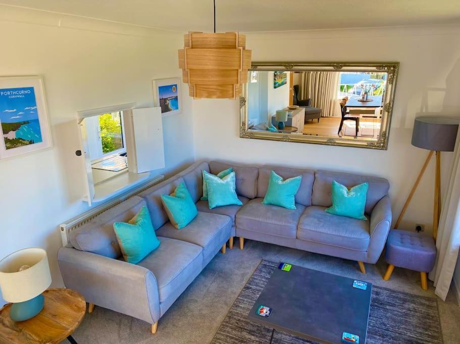 Spacious Home With Panoramic Sea View, Free Parking Ev & Large Garden Mousehole Exterior photo